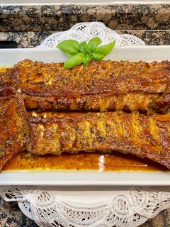 Una foto de Costillar asado a las hierbas provenzales