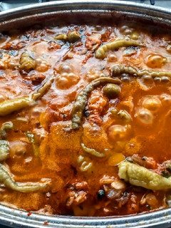 Una foto de Bacalao a la vizcaína
