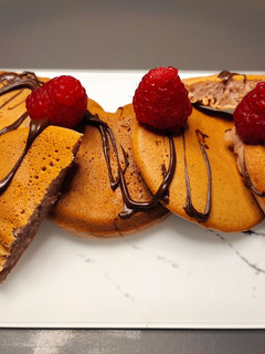 Foto di Pancakes ai lamponi