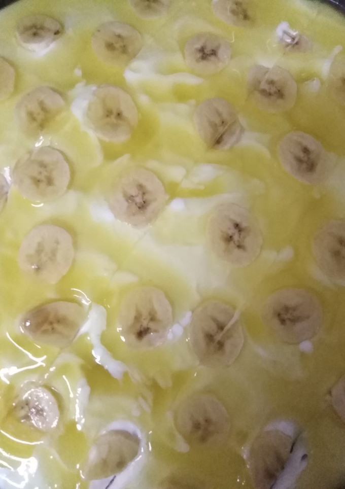 صورة لوصفة كيكة بالموز