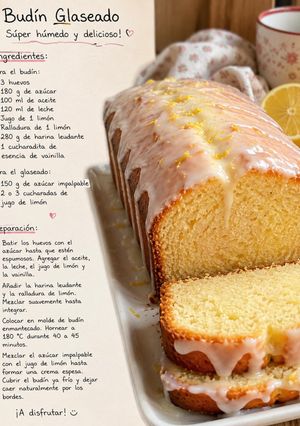 Una foto de Budín Glaseado