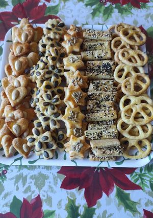 Szilveszteri sós aprósütemény recept fotója