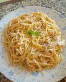 Pasta a mi estilo Carbonara
