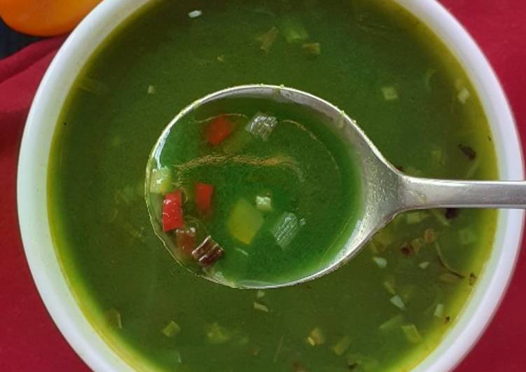 Spinach Clear Soup