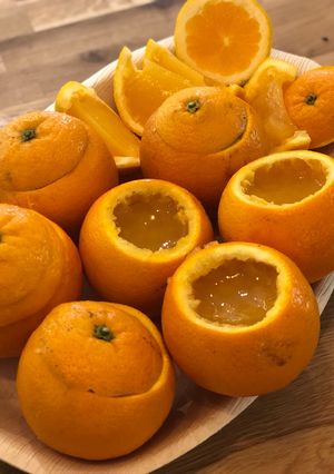 A picture of Orange jelly in Orange Refreshment.