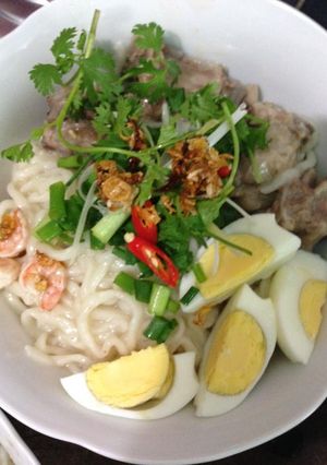 Hình của món Bánh canh xứ Nghệ.