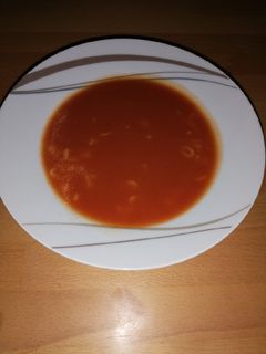 Paradicsomleves betűtésztával recept fotója