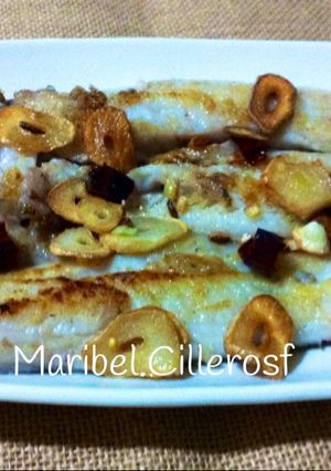 Una foto de Filetes de merluza con fritada Bilbaína