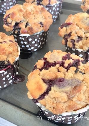 รูปของ Blueberry Crumble Muffins