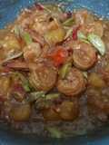 Sambal Kentang Udang Petai