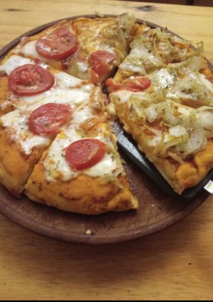 Una foto de Pizza rellena 🍕