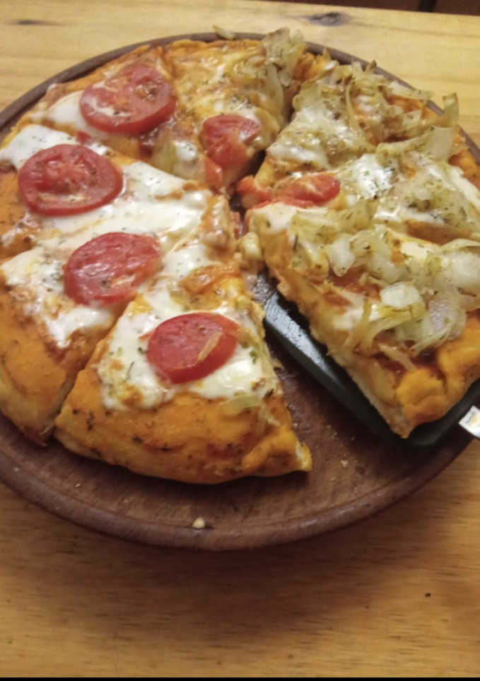 Una foto de Pizza rellena 🍕