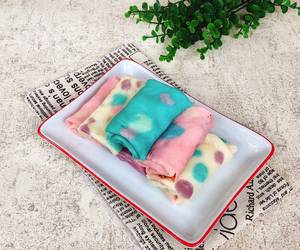 Resep Terbaik Dadar Gulung Polkadot Unicorn Praktis Enak