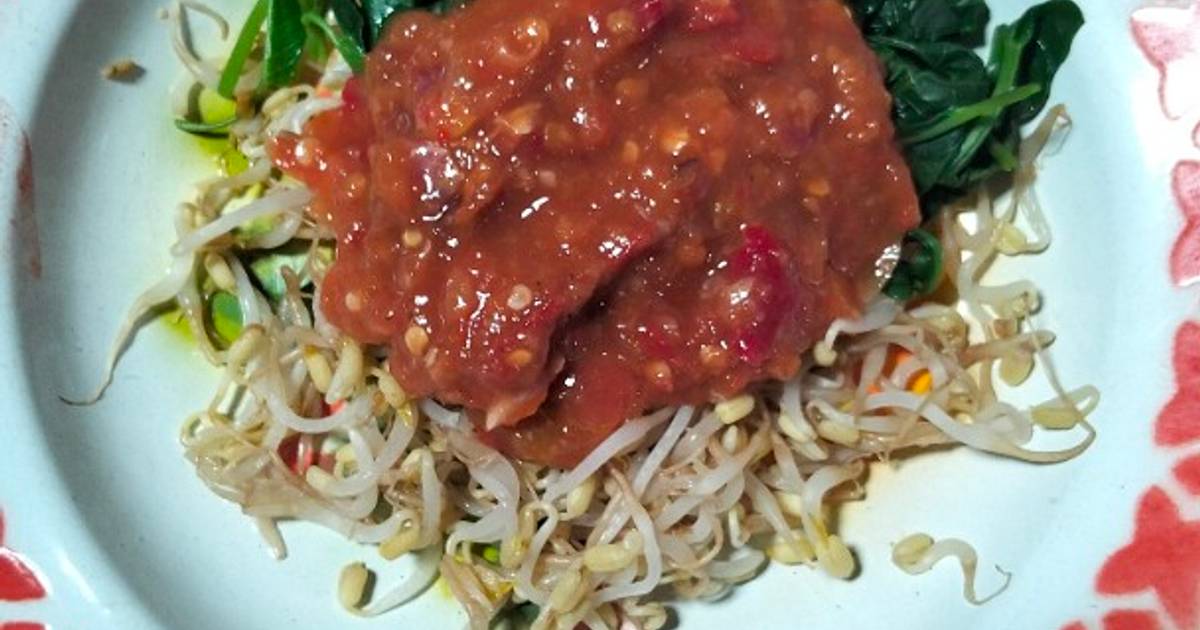 Resep Pelecing Kangkung (untuk Penderita Magh) Paling Mudah dan Enak