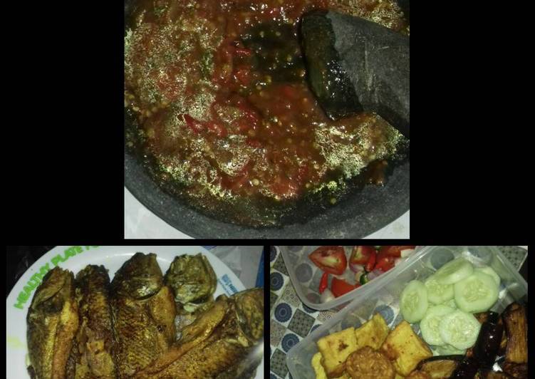 Cara membuat Ikan Nila Goreng sambel lalapan😉 yang lezat dan Mudah Dibuat