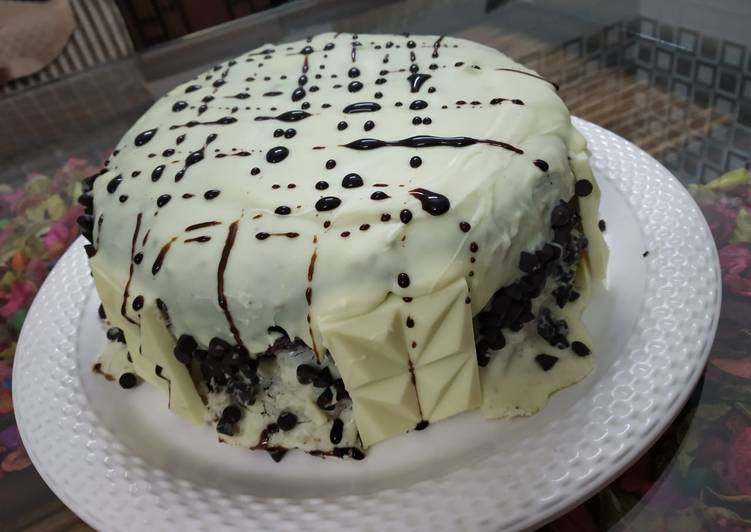 Steps to Prepare Favorite White chocolate cake