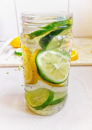 A picture of Citrus Cucumber Infused Water.