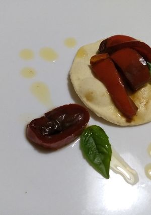 Una foto de Pimientos o morrones caramelizados