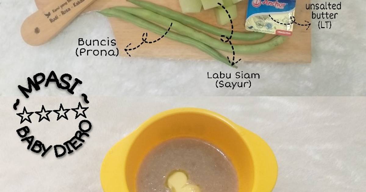 Resep MPASI Daging Labu Siam Buncis Bayi 6 Bulan oleh Rosa Ayu Cookpad