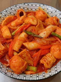 韓國辣炒年糕 的食譜成品照片