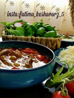 عکسی از دستور خورشت بامیه