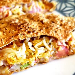 Maxican pizza in desi style A picture of Maxican pizza in desi style.