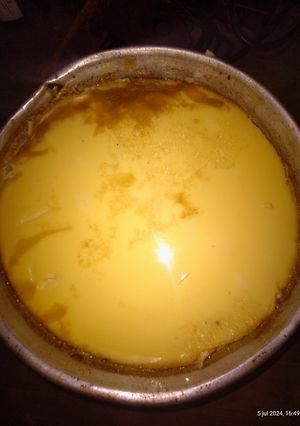 Una foto de Flan casero