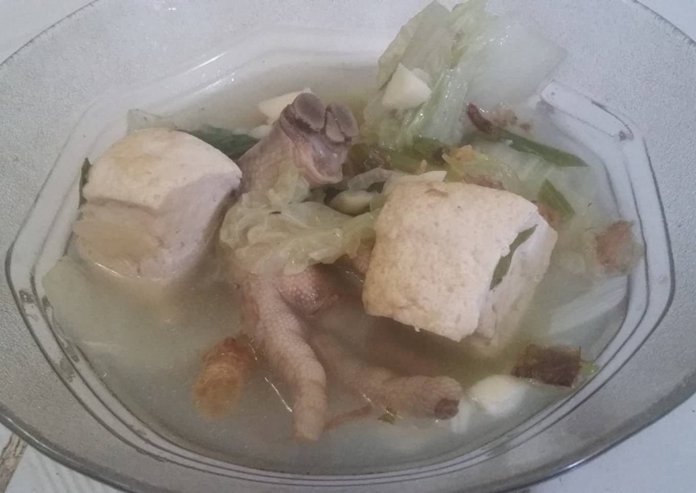 Sup tahu ceker ala-ala