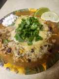 Brad's green tomato salsa Verde chicken soup