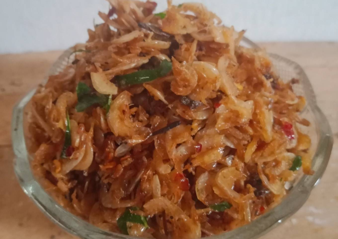 Kering Pedas Udang Rebon (Rese)