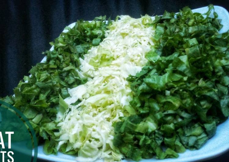 Simple Way to Prepare Super Quick Homemade Lettuce and cabbage salad