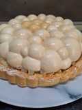 Entremet pomme poire caramel