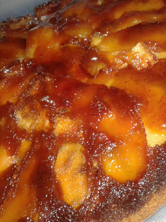 Una foto de Torta de manzana invertida