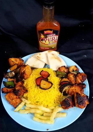 A picture of Espetada chicken.