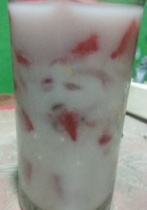 Foto resep Es semangka susu
