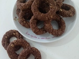 Anillitos de coco y chocolate