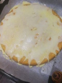 صورة لوصفة كيكة الزبادي