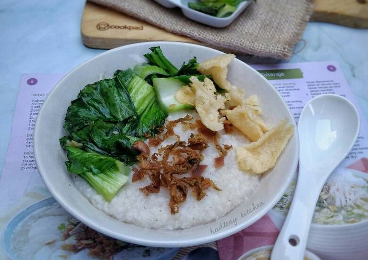 Resep Terbaru Bubur Nasi Cepat Saji Topping Pokcoy Ala Restoran