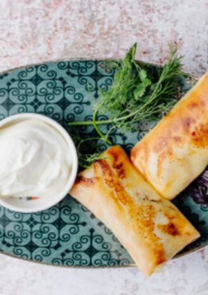 Una foto de Crepé de verduras