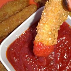 A picture of Crunchy egg fingers.
