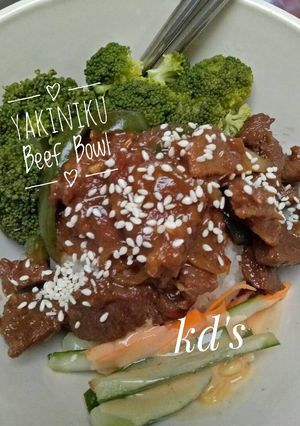 Foto resep Yakiniku Beef Bowl