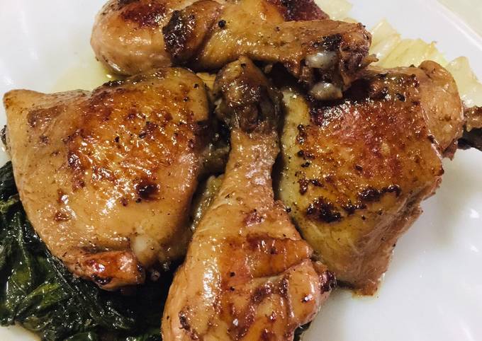 Simple Way to Make Award-winning Asian Spiced Sesame Soy Chicken (sans the xiao xing)