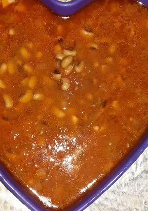 صورة لوصفة اللوبيا بطريقه سهله وبسيطه 👍