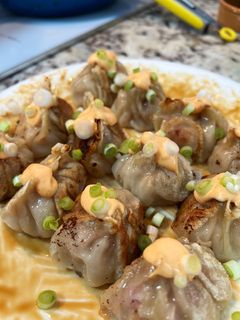 Una foto de Dumpling de butifarra