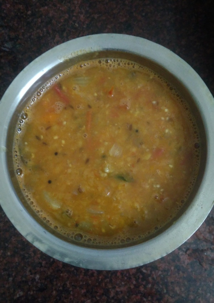 ஒரு விசிலில் இட்லி சாம்பார் (Idli sambar recipe in tamil) செய்முறை முக்கிய புகைப்படம்
