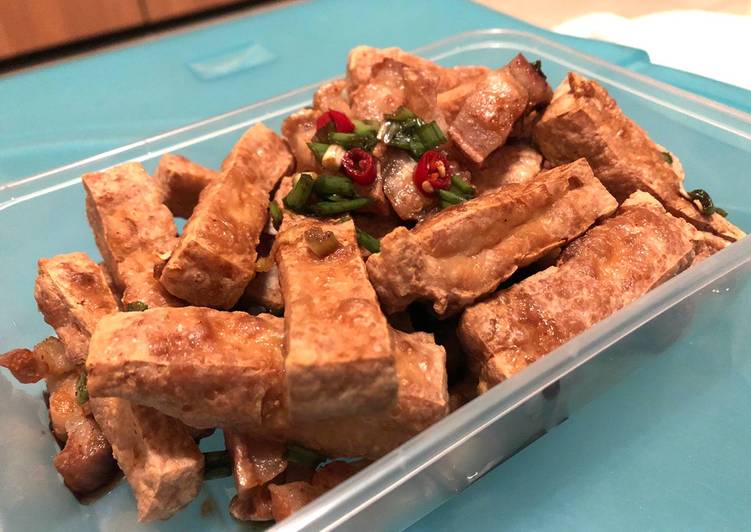 Recipe of Appetizing Crispy Tofu and Pork