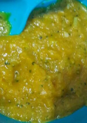 Foto resep Mpasi 9m: labu kuning brokoli masak santan
