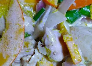 How to Make Appetizing Creamy Chicken Kabocha