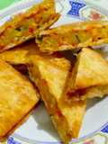 Gabin goreng isi sayuran