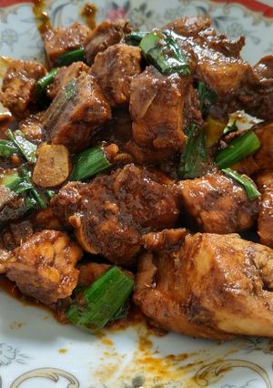 Foto resep Rendang ayam + tempe instan
